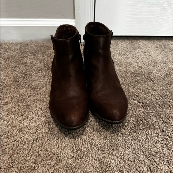 Esprit Dark Brown Ankle Booties - Picture 2 of 6